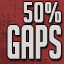 Icon for Hit 50% of the gaps