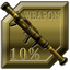 Icon for Weapons 10% Complete