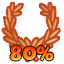 Icon for Adventure Mode 80% complete