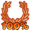 Icon for Adventure Mode 100% complete