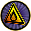 Icon for Highly flammable