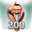 Icon for プロツアーモード　シングルスランク200位