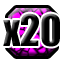 Icon for 倍率x20達成 