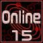 Icon for 15 online matches