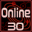 Icon for 30 online matches