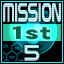 Icon for 5 missions clear [1st Operation]