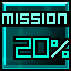 Icon for 任務遂行率 20％