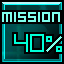 Icon for 任務遂行率 40％