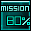 Icon for 任務遂行率 80％