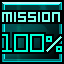 Icon for 任務遂行率 100％