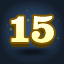 Icon for 15 Question Streak