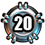 Icon for Hard Level 20 Completed