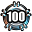 Icon for Hard Level 100 Completed